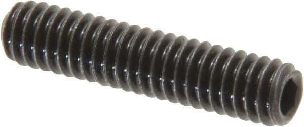 Value Collection - #8-32 UNC, 3/4" OAL, Cup Point Set Screw - Grade 8 Alloy Steel, 5/64" Key - Eagle Tool & Supply