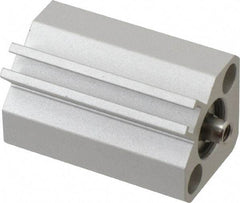 SMC PNEUMATICS - 9/16" Stroke x 1/2" Bore Double Acting Air Cylinder - 10-32 Port, 8-32 Rod Thread, 145 Max psi, 15 to 160°F - Eagle Tool & Supply