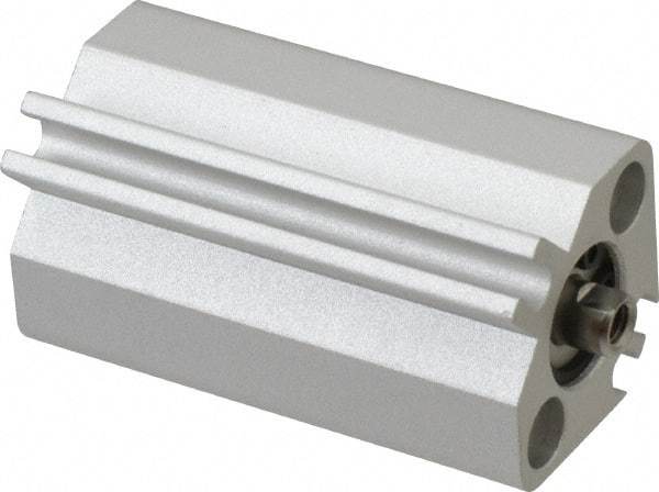 SMC PNEUMATICS - 1" Stroke x 1/2" Bore Double Acting Air Cylinder - 10-32 Port, 8-32 Rod Thread, 145 Max psi, 15 to 160°F - Eagle Tool & Supply