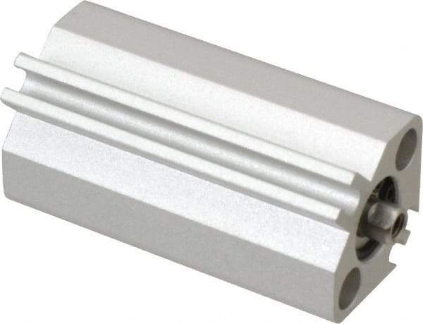 SMC PNEUMATICS - 1-3/16" Stroke x 1/2" Bore Double Acting Air Cylinder - 10-32 Port, 8-32 Rod Thread, 145 Max psi, 15 to 160°F - Eagle Tool & Supply