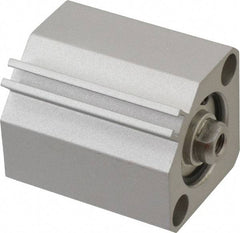 SMC PNEUMATICS - 3/4" Stroke x 1" Bore Double Acting Air Cylinder - 10-32 Port, 1/4-28 Rod Thread, 145 Max psi, 15 to 160°F - Eagle Tool & Supply