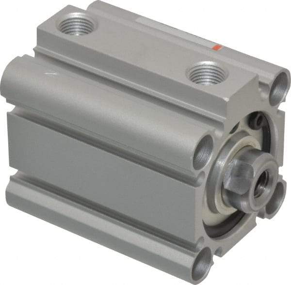 SMC PNEUMATICS - 1" Stroke x 1-1/4" Bore Double Acting Air Cylinder - 1/8 Port, 5/16-24 Rod Thread, 145 Max psi, 15 to 160°F - Eagle Tool & Supply
