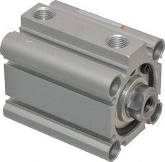 SMC PNEUMATICS - 1" Stroke x 1-1/4" Bore Double Acting Air Cylinder - 1/8 Port, 5/16-24 Rod Thread, 145 Max psi, 15 to 160°F - Eagle Tool & Supply