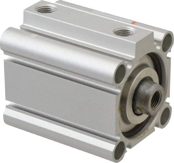 SMC PNEUMATICS - 1" Stroke x 1-1/2" Bore Double Acting Air Cylinder - 1/8 Port, 3/8-24 Rod Thread, 145 Max psi, 15 to 160°F - Eagle Tool & Supply