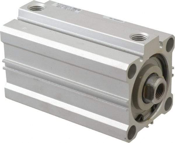 SMC PNEUMATICS - 2-15/16" Stroke x 2" Bore Double Acting Air Cylinder - 1/4 Port, 1/2-20 Rod Thread, 145 Max psi, 15 to 160°F - Eagle Tool & Supply