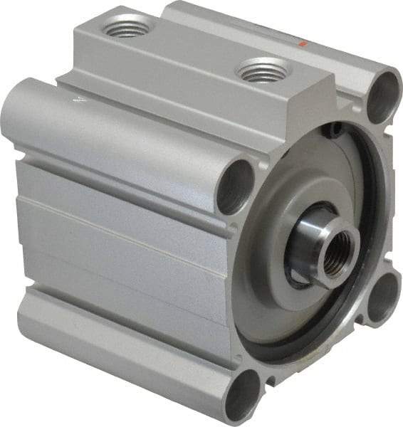 SMC PNEUMATICS - 1" Stroke x 2-1/2" Bore Double Acting Air Cylinder - 1/4 Port, 1/2-20 Rod Thread, 145 Max psi, 15 to 160°F - Eagle Tool & Supply