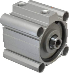 SMC PNEUMATICS - 1" Stroke x 2-1/2" Bore Double Acting Air Cylinder - 1/4 Port, 1/2-20 Rod Thread, 145 Max psi, 15 to 160°F - Eagle Tool & Supply