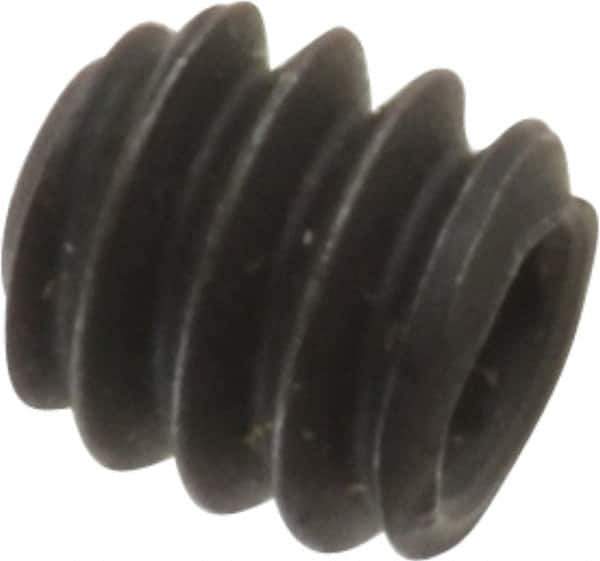 Value Collection - #10-24 UNC, 3/16" OAL, Cup Point Set Screw - Grade 8 Alloy Steel, 3/32" Key - Eagle Tool & Supply