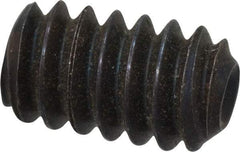Value Collection - #10-24 UNC, 5/16" OAL, Cup Point Set Screw - Grade 8 Alloy Steel, 3/32" Key - Eagle Tool & Supply
