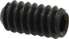 Value Collection - #10-24 UNC, 3/8" OAL, Cup Point Set Screw - Grade 8 Alloy Steel, 3/32" Key - Eagle Tool & Supply