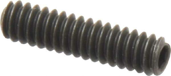 Value Collection - #10-24 UNC, 3/4" OAL, Cup Point Set Screw - Grade 8 Alloy Steel, 3/32" Key - Eagle Tool & Supply