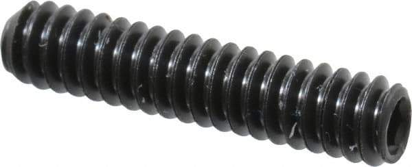 Value Collection - #10-24 UNC, 7/8" OAL, Cup Point Set Screw - Grade 8 Alloy Steel, 3/32" Key - Eagle Tool & Supply