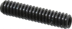 Value Collection - #10-24 UNC, 7/8" OAL, Cup Point Set Screw - Grade 8 Alloy Steel, 3/32" Key - Eagle Tool & Supply