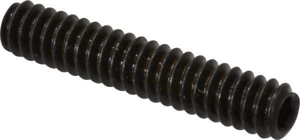 Value Collection - #10-24 UNC, 1" OAL, Cup Point Set Screw - Grade 8 Alloy Steel, 3/32" Key - Eagle Tool & Supply