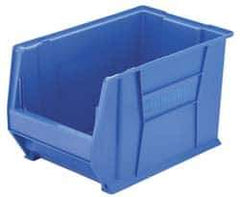 Akro-Mils - 200 Lb. Load Capacity, 20" Deep, Red Polymer Hopper Stacking Bin - 12" High x 12-3/8" Wide x 20" Long - Eagle Tool & Supply