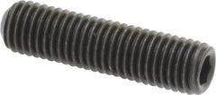 Value Collection - 1/4-28 UNF, 1" OAL, Cup Point Set Screw - Grade 8 Alloy Steel, 1/8" Key - Eagle Tool & Supply
