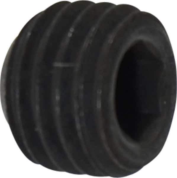 Value Collection - 5/16-24 UNF, 1/4" OAL, Cup Point Set Screw - Grade 8 Alloy Steel, 5/32" Key - Eagle Tool & Supply