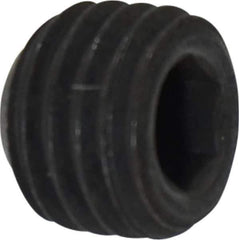 Value Collection - 5/16-24 UNF, 1/4" OAL, Cup Point Set Screw - Grade 8 Alloy Steel, 5/32" Key - Eagle Tool & Supply