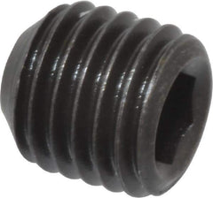 Value Collection - 5/16-24 UNF, 5/16" OAL, Cup Point Set Screw - Grade 8 Alloy Steel, 5/32" Key - Eagle Tool & Supply