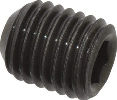 Value Collection - 5/16-24 UNF, 3/8" OAL, Cup Point Set Screw - Grade 8 Alloy Steel, 5/32" Key - Eagle Tool & Supply