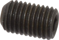 Value Collection - 5/16-24 UNF, 1/2" OAL, Cup Point Set Screw - Grade 8 Alloy Steel, 5/32" Key - Eagle Tool & Supply