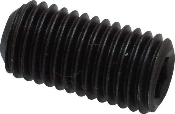 Value Collection - 5/16-24 UNF, 5/8" OAL, Cup Point Set Screw - Grade 8 Alloy Steel, 5/32" Key - Eagle Tool & Supply