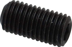 Value Collection - 5/16-24 UNF, 5/8" OAL, Cup Point Set Screw - Grade 8 Alloy Steel, 5/32" Key - Eagle Tool & Supply