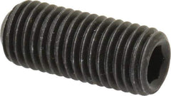 Value Collection - 5/16-24 UNF, 3/4" OAL, Cup Point Set Screw - Grade 8 Alloy Steel, 5/32" Key - Eagle Tool & Supply