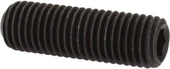 Value Collection - 5/16-24 UNF, 1" OAL, Cup Point Set Screw - Grade 8 Alloy Steel, 5/32" Key - Eagle Tool & Supply