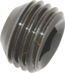 Value Collection - 3/8-24 UNF, 1/4" OAL, Cup Point Set Screw - Grade 8 Alloy Steel, 3/16" Key - Eagle Tool & Supply