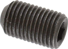 Value Collection - 3/8-24 UNF, 5/8" OAL, Cup Point Set Screw - Grade 8 Alloy Steel, 3/16" Key - Eagle Tool & Supply