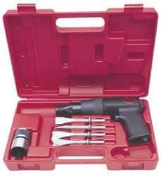 Chicago Pneumatic - 3,200 BPM, 2-5/8 Inch Long Stroke, Pneumatic Chiseling Hammer - 14.6 CFM Air Consumption - Eagle Tool & Supply