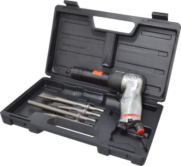 Chicago Pneumatic - 2,000 BPM, 3-1/8 Inch Long Stroke, Pneumatic Chiseling Hammer - 8.5 CFM Air Consumption - Eagle Tool & Supply