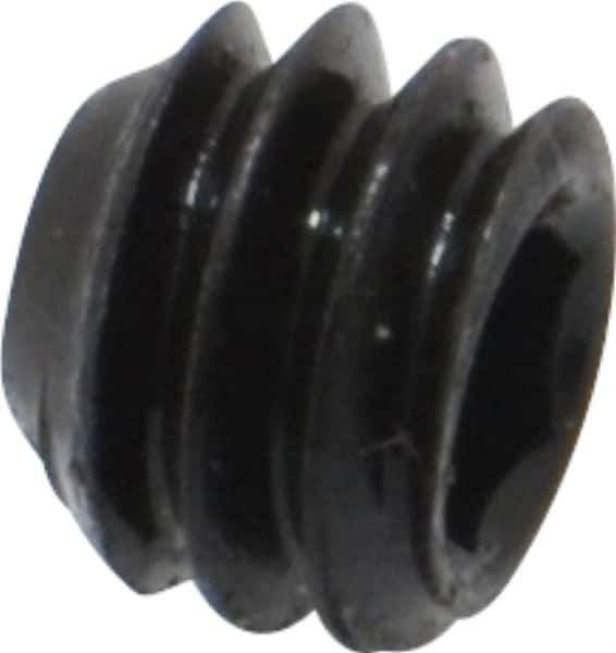 Value Collection - 1/4-20 UNC, 3/16" OAL, Cup Point Set Screw - Grade 8 Alloy Steel, 1/8" Key - Eagle Tool & Supply