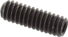 Value Collection - 1/4-20 UNC, 3/4" OAL, Cup Point Set Screw - Grade 8 Alloy Steel, 1/8" Key - Eagle Tool & Supply