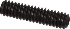Value Collection - 1/4-20 UNC, 1" OAL, Cup Point Set Screw - Grade 8 Alloy Steel, 1/8" Key - Eagle Tool & Supply
