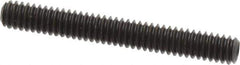 Value Collection - 1/4-20 UNC, 2" OAL, Cup Point Set Screw - Grade 8 Alloy Steel, 1/8" Key - Eagle Tool & Supply