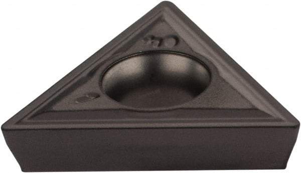 Iscar - TPMT321 Grade IC907 Carbide Turning Insert - 60° Triangle, 3/8" Inscr Circle, 1/8" Thick, 1/64" Corner Radius - Eagle Tool & Supply