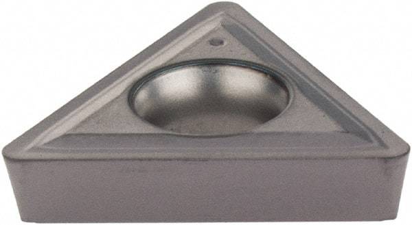 Iscar - TPMT322 Grade IC907 Carbide Turning Insert - 60° Triangle, 3/8" Inscr Circle, 1/8" Thick, 1/32" Corner Radius - Eagle Tool & Supply