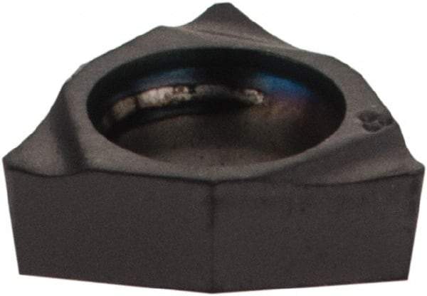 Iscar - WCGT020102 Grade IC908 Carbide Turning Insert - TiAlN Finish, 80° Trigon, 5/32" Inscr Circle, 1/16" Thick, 0.008" Corner Radius - Eagle Tool & Supply