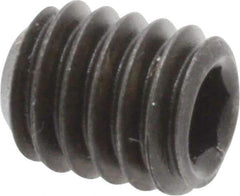 Value Collection - 5/16-18 UNC, 3/8" OAL, Cup Point Set Screw - Grade 8 Alloy Steel, 5/32" Key - Eagle Tool & Supply