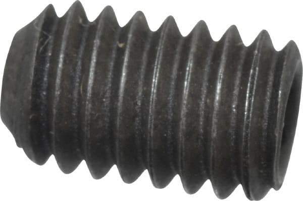 Value Collection - 5/16-18 UNC, 1/2" OAL, Cup Point Set Screw - Grade 8 Alloy Steel, 5/32" Key - Eagle Tool & Supply