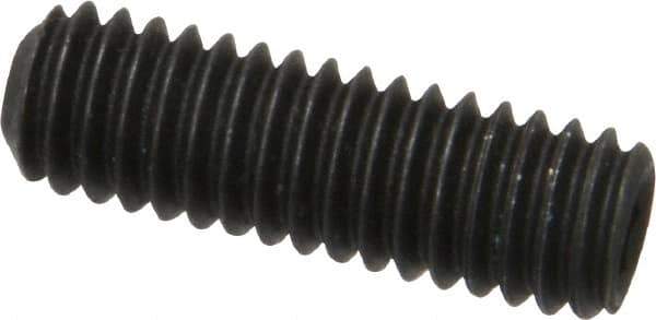Value Collection - 5/16-18 UNC, 1" OAL, Cup Point Set Screw - Grade 8 Alloy Steel, 5/32" Key - Eagle Tool & Supply