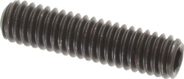 Value Collection - 5/16-18 UNC, 1-1/4" OAL, Cup Point Set Screw - Grade 8 Alloy Steel, 5/32" Key - Eagle Tool & Supply