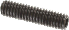 Value Collection - 5/16-18 UNC, 1-1/4" OAL, Cup Point Set Screw - Grade 8 Alloy Steel, 5/32" Key - Eagle Tool & Supply