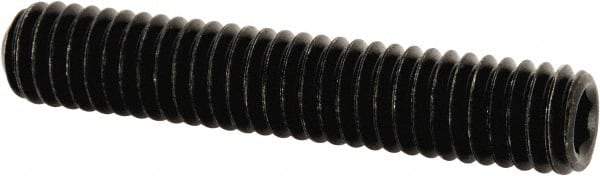 Value Collection - 5/16-18 UNC, 1-3/4" OAL, Cup Point Set Screw - Grade 8 Alloy Steel, 5/32" Key - Eagle Tool & Supply