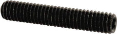 Value Collection - 5/16-18 UNC, 1-3/4" OAL, Cup Point Set Screw - Grade 8 Alloy Steel, 5/32" Key - Eagle Tool & Supply