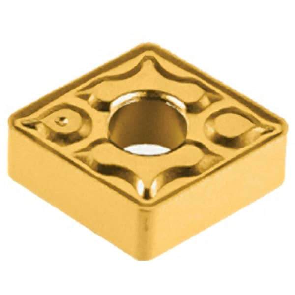 Iscar - SNMG433 TF Grade IC9350 Carbide Turning Insert - TiCN/Al2O3/TiN Finish, 90° Square, 1/2" Inscr Circle, 3/16" Thick, 3/64" Corner Radius - Eagle Tool & Supply
