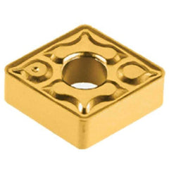 Iscar - SNMG433 TF Grade IC9350 Carbide Turning Insert - TiCN/Al2O3/TiN Finish, 90° Square, 1/2" Inscr Circle, 3/16" Thick, 3/64" Corner Radius - Eagle Tool & Supply