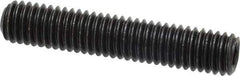 Value Collection - 3/8-16 UNC, 2" OAL, Cup Point Set Screw - Grade 8 Alloy Steel, 3/16" Key - Eagle Tool & Supply